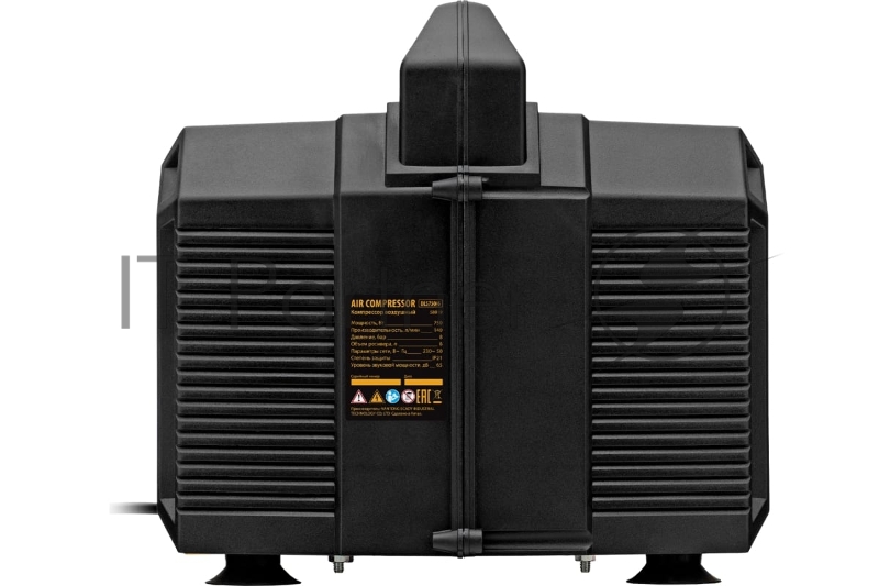 Компрессор DLS750/6 безмасляный малошумный 750 Вт, 140 л/мин,ресивер 6 л Denzel