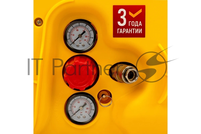 Компрессор воздушный DL1300, 10 бар, 1,3 кВт, 180 л/мин, 5 л, с набором аксессуаров Denzel