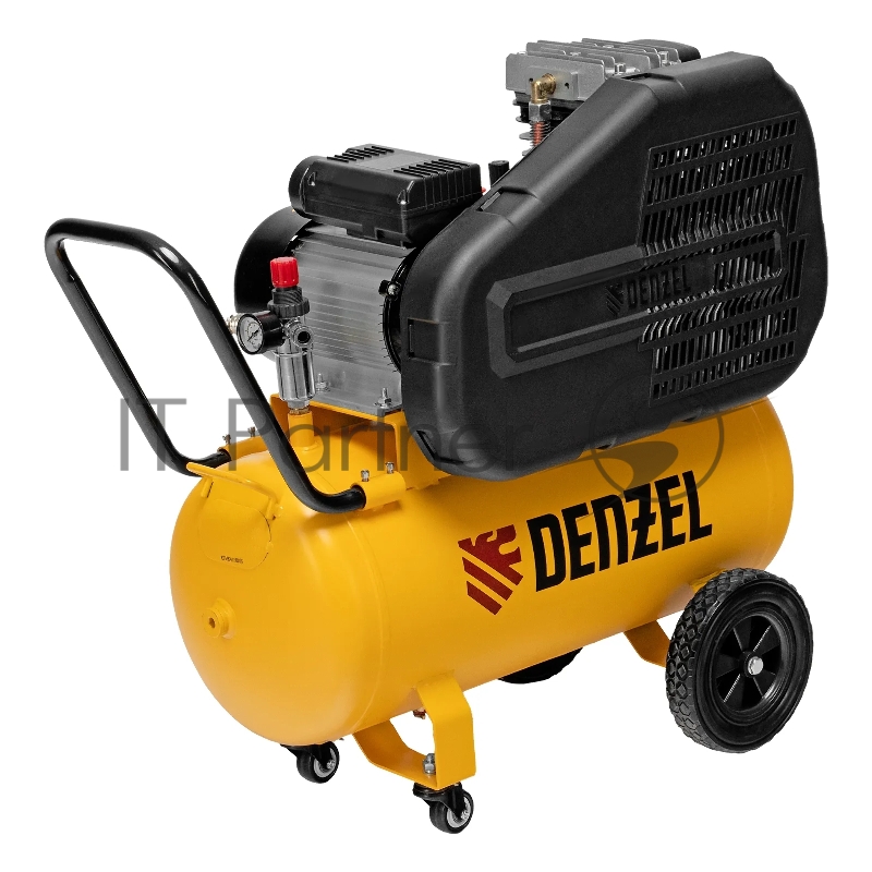 Компрессор воздушный рем. привод BCI 2100/50, 2,1 кВт, 50 литров, 400 л/мин Denzel