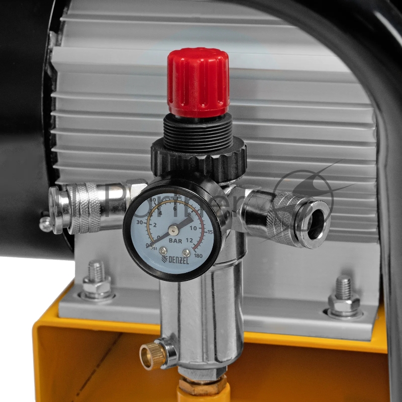 Компрессор воздушный рем. привод BCI 2200/100, 2,2 кВт, 100 литров, 420 л/мин Denzel