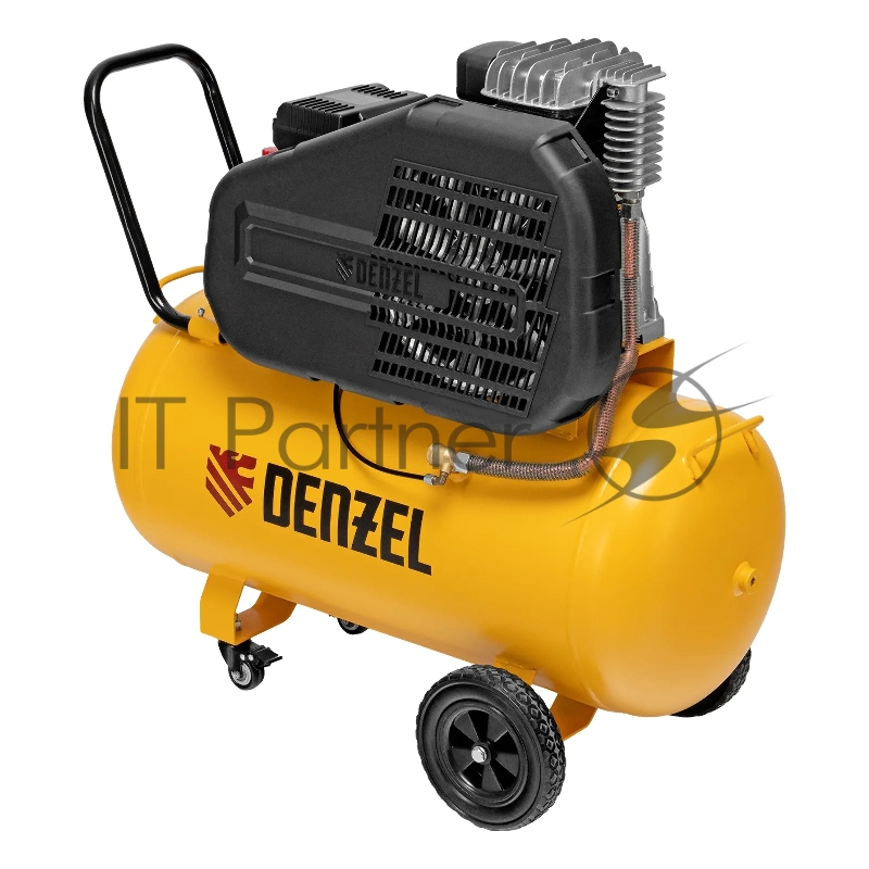 Компрессор воздушный рем. привод BCI 2200/100, 2,2 кВт, 100 литров, 420 л/мин Denzel