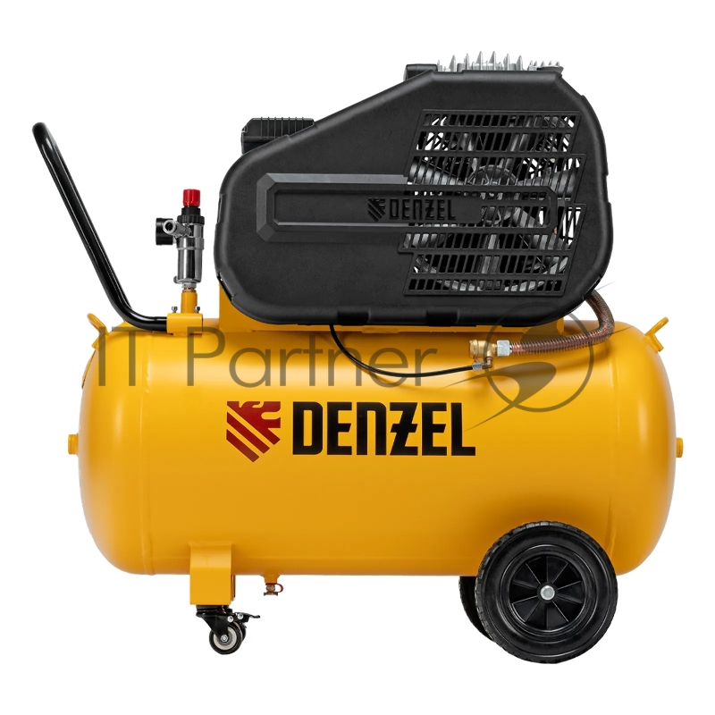 Компрессор воздушный рем. привод BCI 2200/100, 2,2 кВт, 100 литров, 420 л/мин Denzel