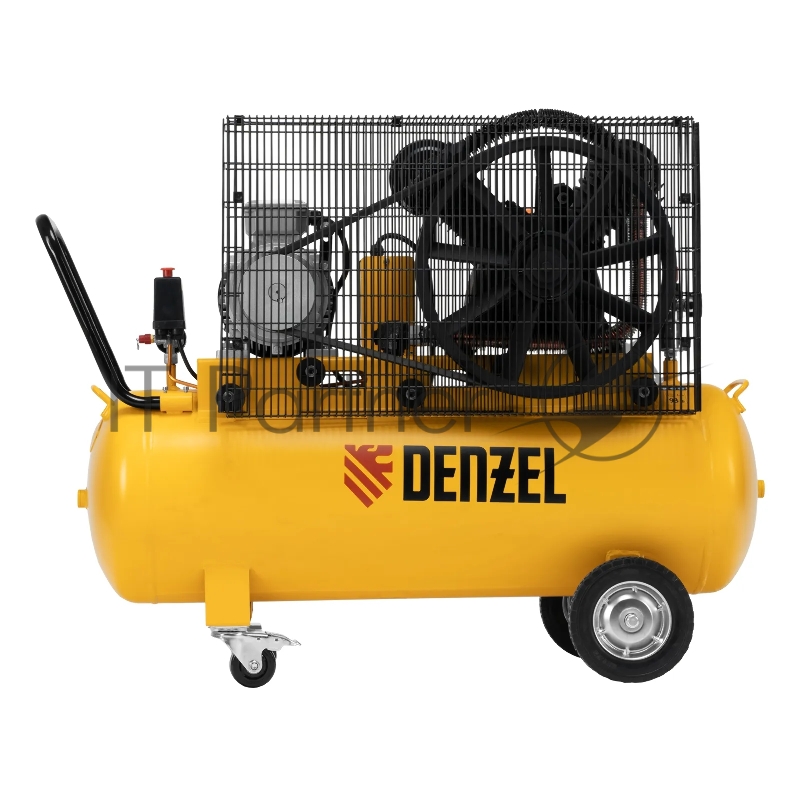 Компрессор воздушный рем. привод BCV 4000-T/100, 4,0 кВт, 100 литров, 690 л/мин Denzel