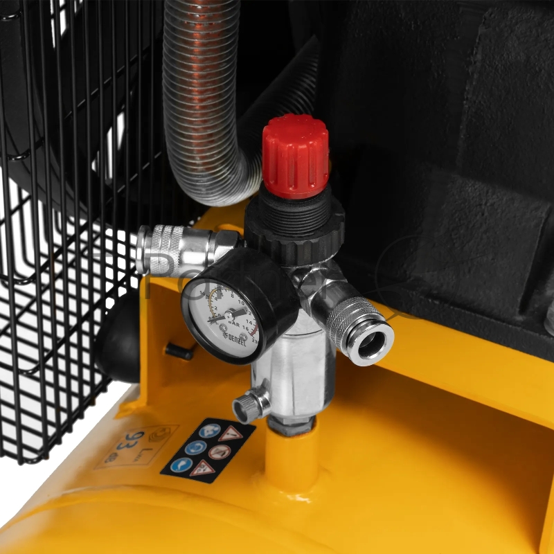 Компрессор воздушный рем. привод BCV 4000-T/100, 4,0 кВт, 100 литров, 690 л/мин Denzel