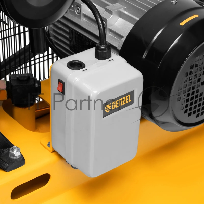 Компрессор воздушный рем. привод BCV 5500-T/200, 5,5 кВт, 200 литров, 850 л/мин Denzel