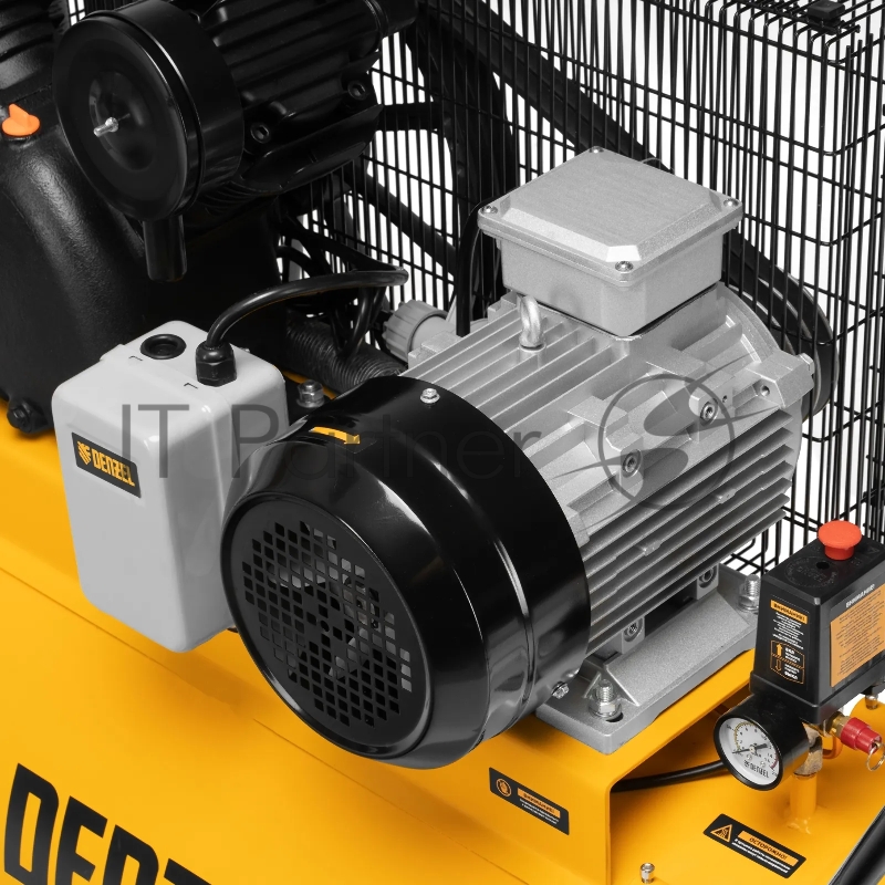 Компрессор воздушный рем. привод BCV 5500-T/200, 5,5 кВт, 200 литров, 850 л/мин Denzel