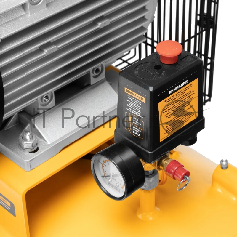 Компрессор воздушный рем. привод BCV 5500-T/270, 5,5 кВт, 270 литров, 850 л/мин Denzel