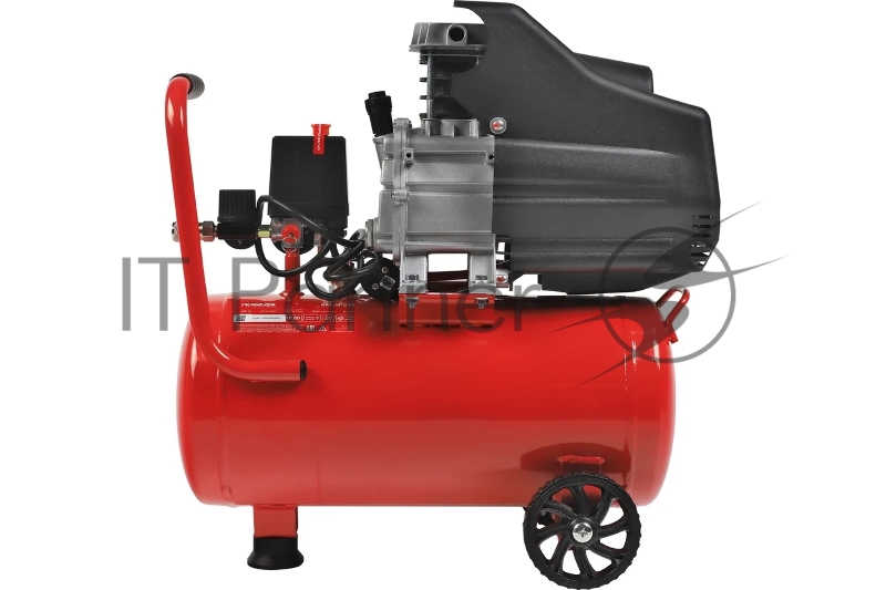 Компрессор Победа поршневой масляный KM 24-230, 230 л/мин, 8 бар, 1500 Вт, 24 л, быстросъемный 1/4