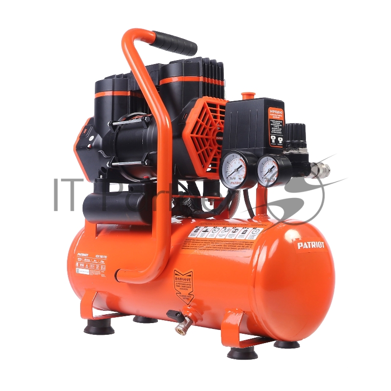 Компрессор Patriot поршневой безмасляный KDS 190 F10 (190 л/мин, 0,95 кВт, 8 бар, 10 л, 2800 об/мин, быстросъем 1/4)