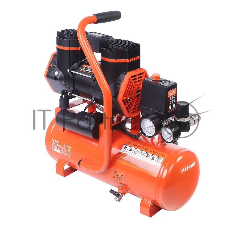 Компрессор Patriot поршневой безмасляный KDS 190 F10 (190 л/мин, 0,95 кВт, 8 бар, 10 л, 2800 об/мин, быстросъем 1/4)