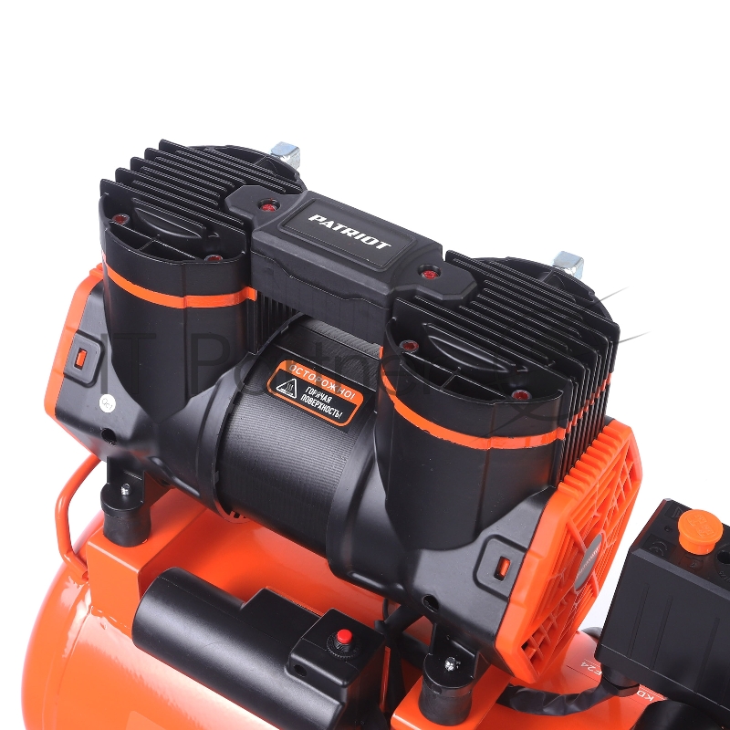 Компрессор Patriot поршневой безмасляный KDS 280 F24 (280 л/мин, 1,45 кВт, 8 бар, 24 л, 2800 об/мин, быстросъем + елочка 1/4)