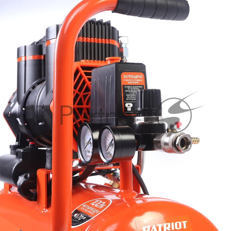 Компрессор Patriot поршневой безмасляный KDS 280 F24 (280 л/мин, 1,45 кВт, 8 бар, 24 л, 2800 об/мин, быстросъем + елочка 1/4)