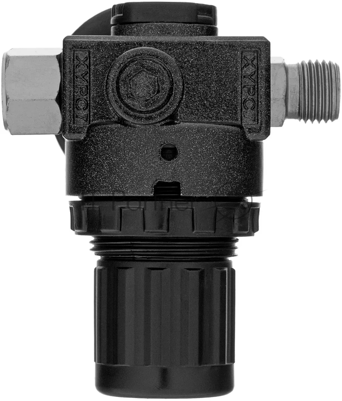 Регулятор давления с манометром Denzel R1500, 12 бар, 1/4