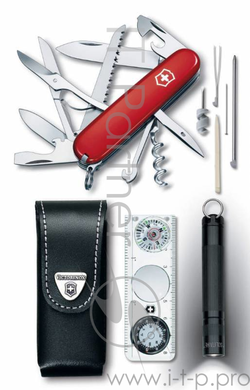 Набор инструментов Victorinox Traveller Set (1.8726) компл.:нож/фонарь/компас/чехол карт.коробка