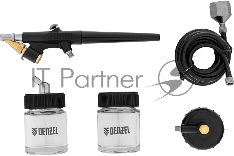 Аэрограф с нижним бачком AB2, 0,8 мм, 22 мл, 11 л/мин Denzel