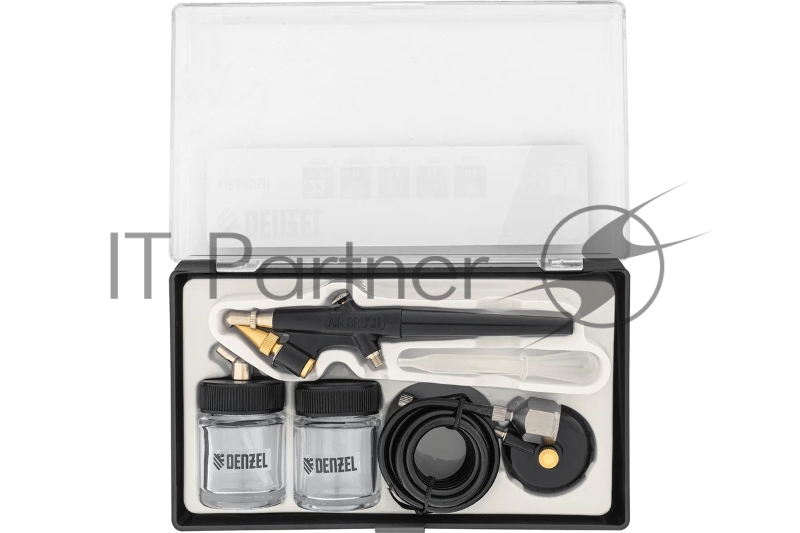 Аэрограф с нижним бачком AB2, 0,8 мм, 22 мл, 11 л/мин Denzel