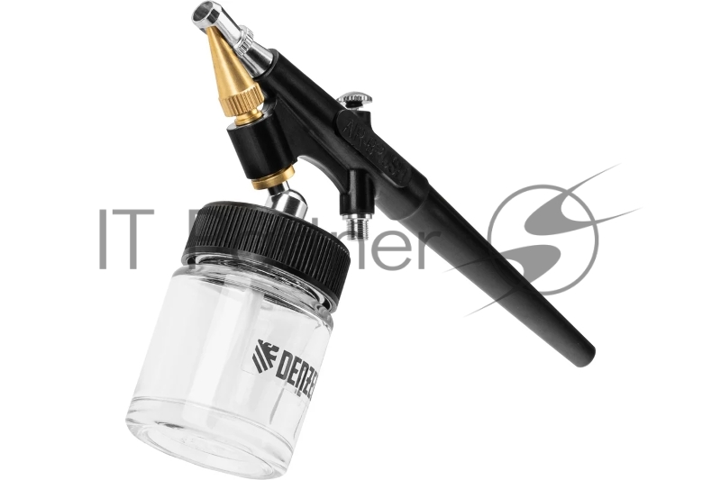 Аэрограф с нижним бачком AB2, 0,8 мм, 22 мл, 11 л/мин Denzel