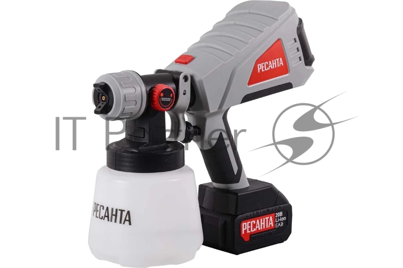 Краскопульт аккумуляторный Ресанта АКП-20Li (в комплекте 1 АКБ и ЗУ) 75/17/3