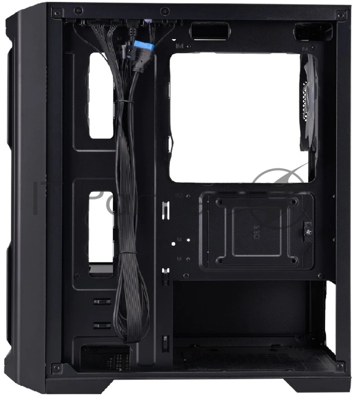 Корпус 1STPLAYER BULLET HUNTER H2 Black / mATX / 4x120mm FRGB fans / H2-BK-4F1