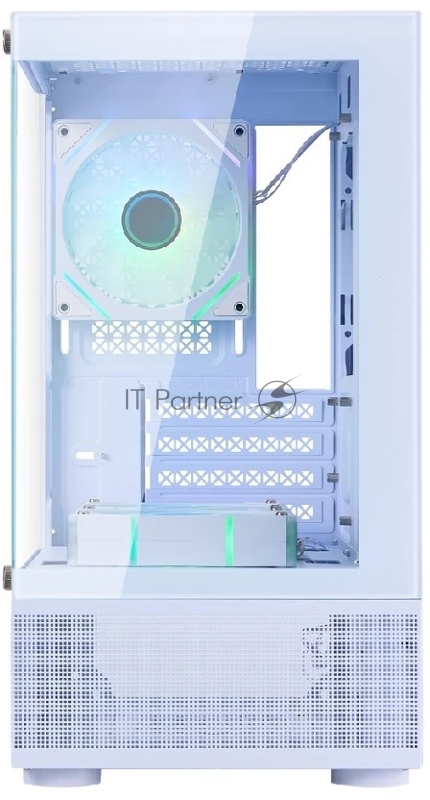 Корпус 1STPLAYER MIKU Mi2-A ARGB White / mATX / 3x120mm ARGB fans / Mi2-A-WH-2FC7R-W-1FC7-W