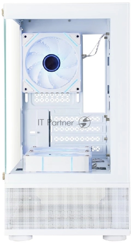 Корпус 1STPLAYER MIKU Mi2-A ARGB White / mATX / 3x120mm ARGB fans / Mi2-A-WH-2FC7R-W-1FC7-W