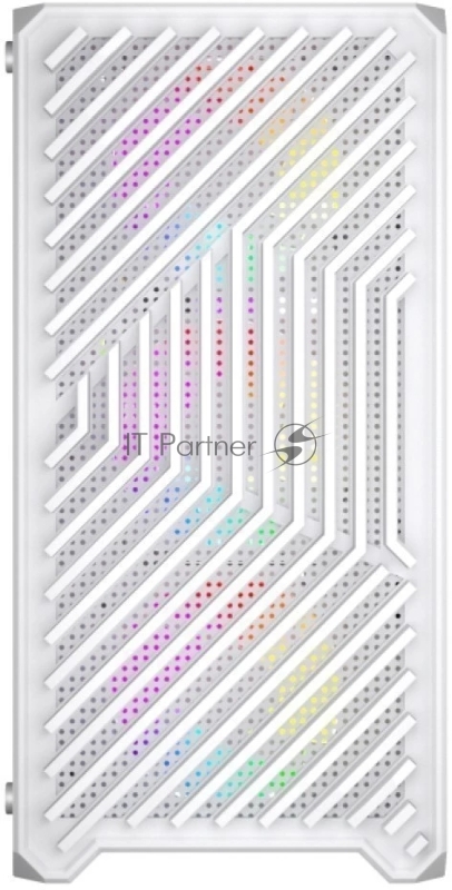 Корпус 1STPLAYER TRILOBITE T5 ARGB White / mATX / 4x120mm ARGB fans / T5-WH-4F7-W