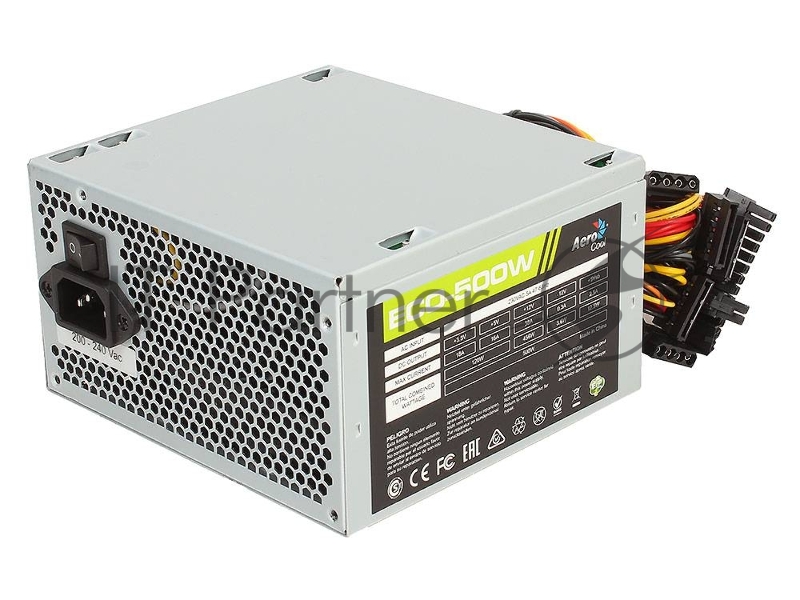 Блок питания Aerocool / Formula ECO-500W, 500Вт, 120мм, серый