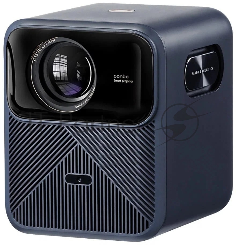 Проектор Wanbo Projector Mozart 1 синий (LCD, 1920x1080, 900Lm, 1.2:1, 3000:1, Smart TV, Android 9.0, 2+32GB, HDMI, 2xUSB, Wi-Fi, BT) (6970885350535)