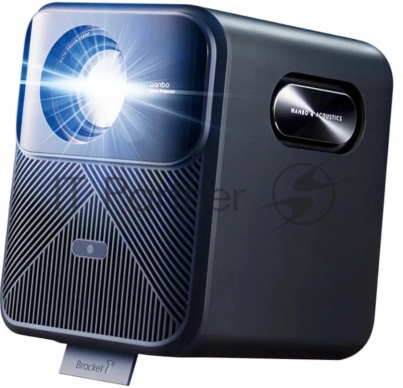 Проектор Wanbo Projector Mozart 1 синий (LCD, 1920x1080, 900Lm, 1.2:1, 3000:1, Smart TV, Android 9.0, 2+32GB, HDMI, 2xUSB, Wi-Fi, BT) (6970885350535)