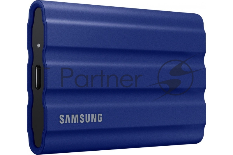 Внешний SSD External Samsung T7 Shield синий MU-PE2T0R/EU 2.0Tb (USB3.2 Gen2, up to 1050/1000Mbs, 3D TLC, 88х13х59mm, 98g)