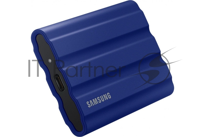 Внешний SSD External Samsung T7 Shield синий MU-PE2T0R/EU 2.0Tb (USB3.2 Gen2, up to 1050/1000Mbs, 3D TLC, 88х13х59mm, 98g)
