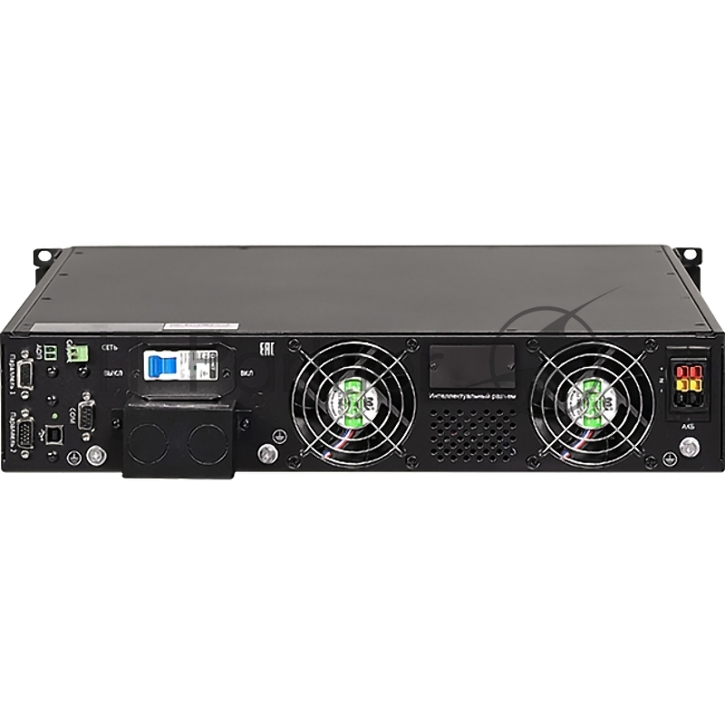 ИБП Парус электро СИПБ10КД.10-11/2U, онлайн, напольно-стоечный, 10КВА, 10КВт, клеммный терминал L+N+PE, RS232, USB, минислот для карт управления, EPO, без АКБ, настраиваемое напряжение на шине постоянного тока ±96 В, ±108 В, ±120 В, ток заряда до 10А