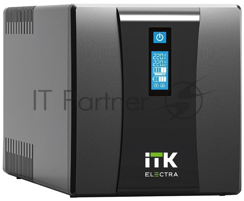 Источник бесперебойного питания ITK Electra EET-1000VA-1-002-S 600Вт 1000ВА черный