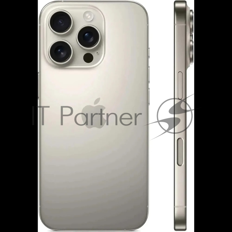 Смартфон Apple iPhone 16 Pro 256Gb титан моноблок 3G 4G 1Sim 6.3 1206x2622 iOS 18 48Mpix 802.11 a/b/g/n/ac/ax/be NFC GPS Protect