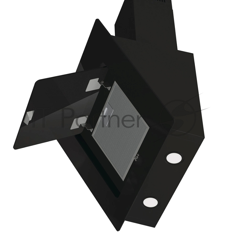 Вытяжка козырьковая Gorenje WHI626E6B черный управление: кнопочное