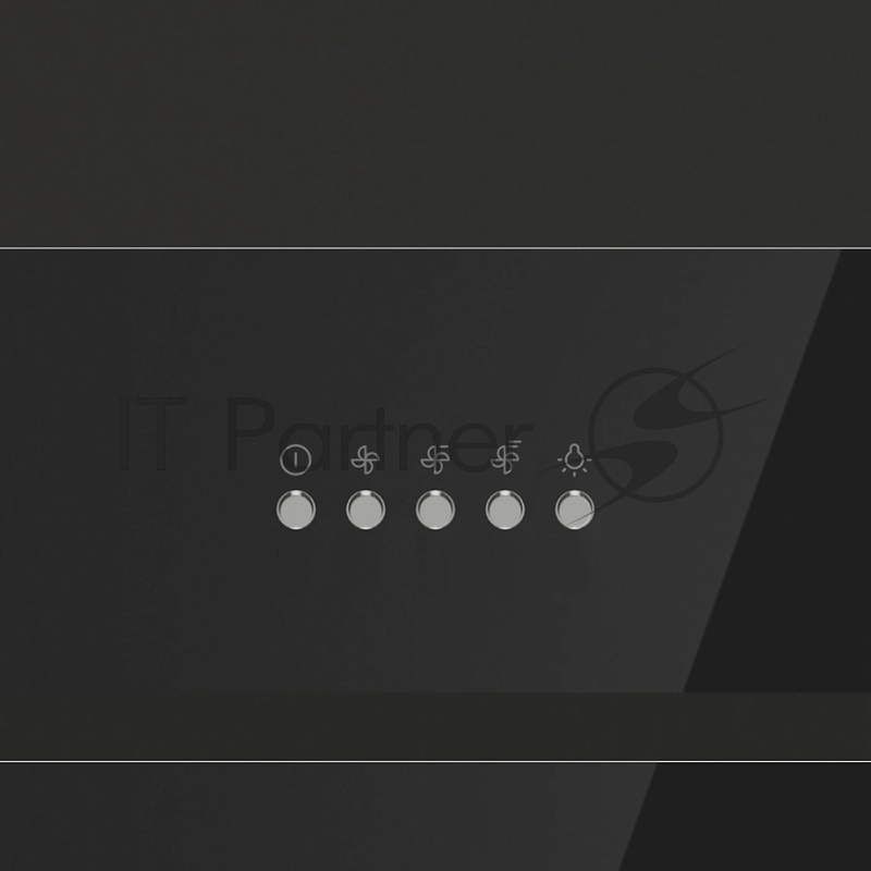 Вытяжка козырьковая Gorenje WHI626E6B черный управление: кнопочное