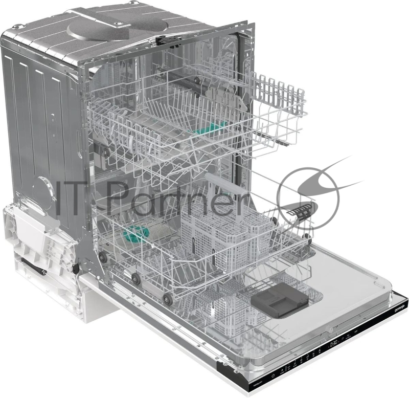 Посудомоечная машина встраив. Gorenje GV642D90 1900Вт узкая черный