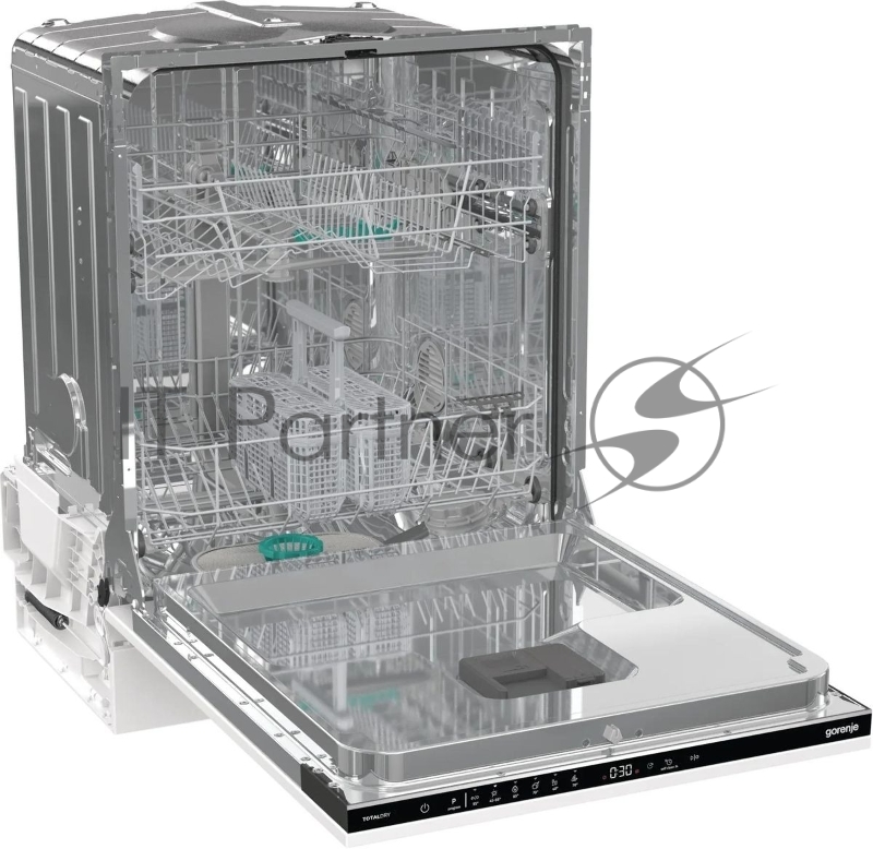 Посудомоечная машина встраив. Gorenje GV642D90 1900Вт узкая черный