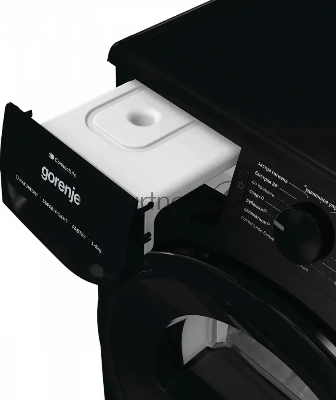 Сушильная машина Gorenje DPNE92GNLWIFI/BC кл.энер.:A++ макс.загр.:9кг черный