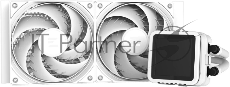 Система водяного охлаждения Zalman Alpha 2 A24 DS ARGB Soc-AM5/AM4/1151/1200/2066/201 белый 4-pin 29.7dB CU LCD 320W Ret (ALPHA2 A24 DS WHITE)