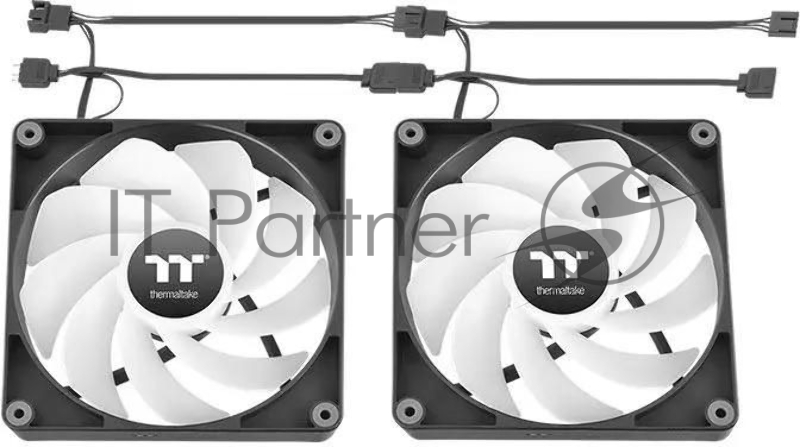 Вентилятор для корпуса Thermaltake CT120 Sync Reverse ARGB 120х120x25 черный 4-pin 31.2дБ (упак.:2шт) (CL-F173-PL12SW-A) Ret
