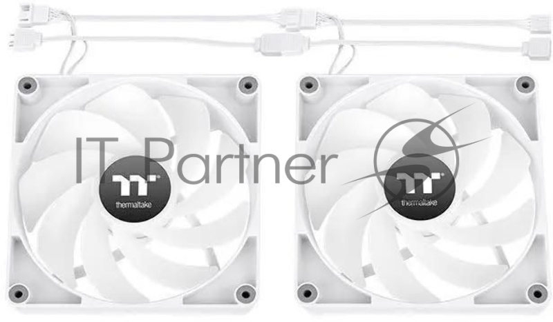 Вентилятор для корпуса Thermaltake CT140 Sync Reverse ARGB 140х140x25 белый 4-pin 32.8дБ (упак.:2шт) (CL-F176-PL14SW-A) Ret