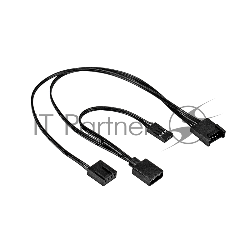 Кабель-адаптер ExeGate EX-CC-F6pARGB-3pARGD+4p для подключения вентиляторов с подсветкой ARGB 6pin к матплатам с ARGB подсветкой (6pin ARGB/5V 3pin ARGB + 4pin)