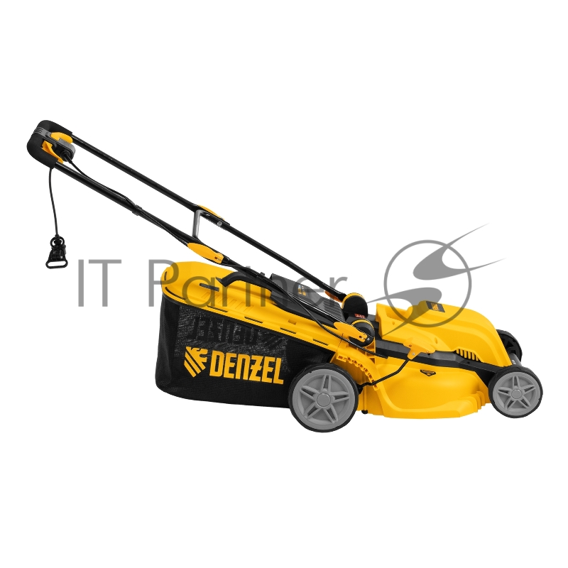 Газонокосилка электрическая GMC-1800, шир. 38см, 1800 Вт, 6 уров., травосб. 35 л Denzel