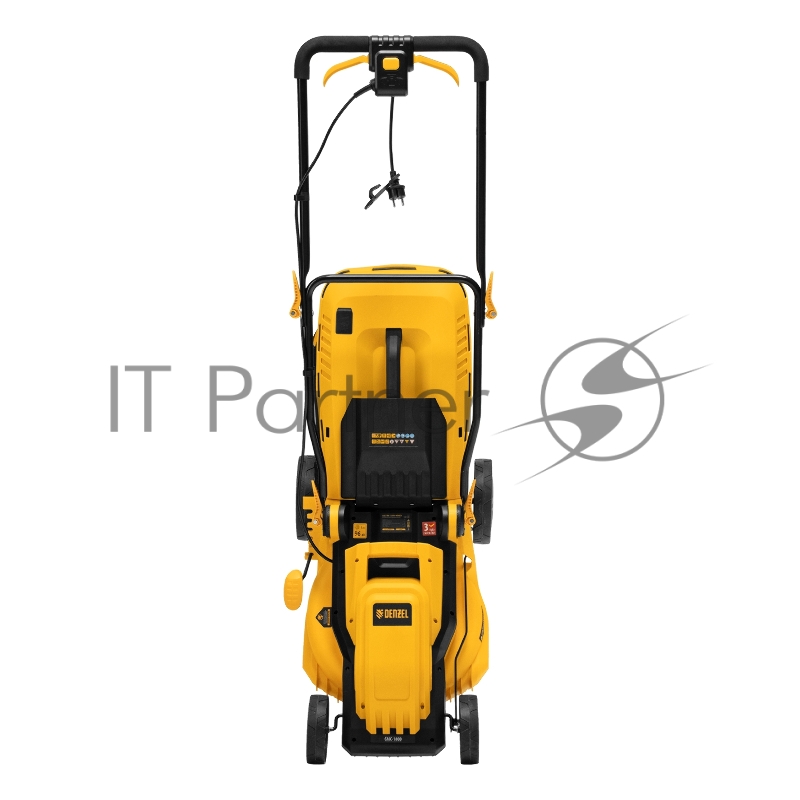 Газонокосилка электрическая GMC-1800, шир. 38см, 1800 Вт, 6 уров., травосб. 35 л Denzel