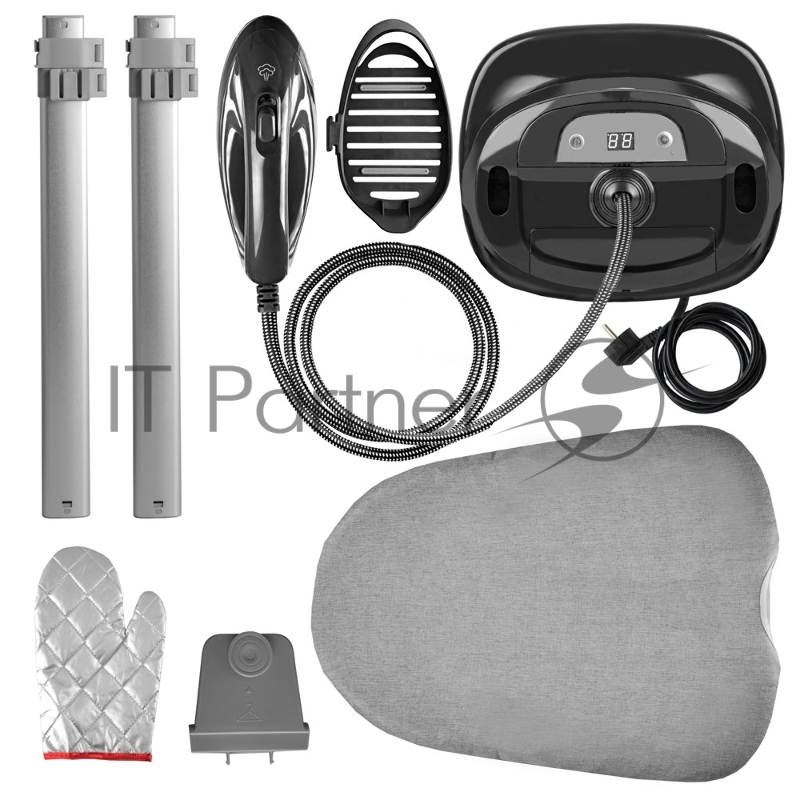 Отпариватель для одежды Endever Odyssey Q-16, черный, мощность 2200 Вт, производительность 40 г/мин, емкость бака 1,45л, 1 шт/уп