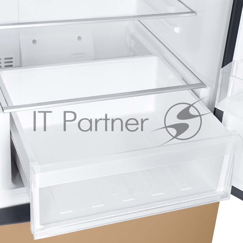 Холодильник Haier CEF537AGG золотистый , двухкамерный, 263/105л, морозилка снизу, No Frost