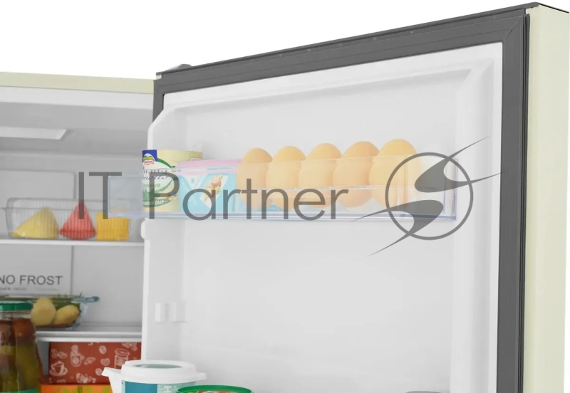 Холодильник Haier CEF537ACG бежевый, двухкамерный, 263/105л, морозилка снизу, No Frost