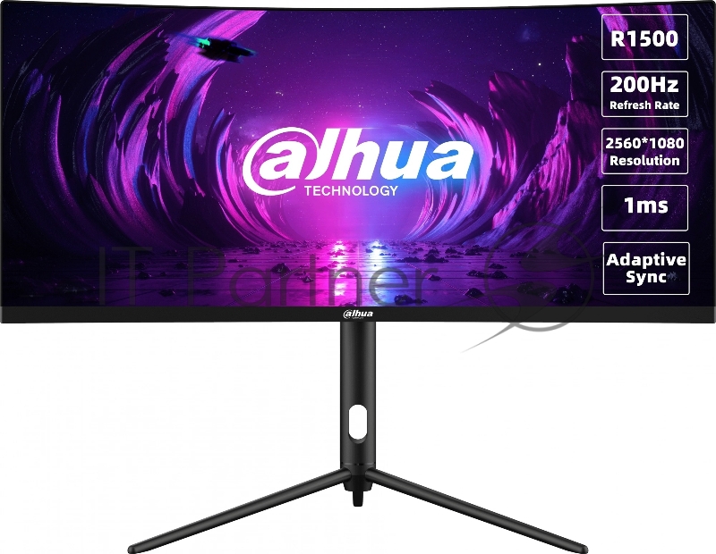 Монитор Dahua DHI-LM30-E330CA черный 30 VA LED 21:9 HDMI матовая HAS Piv 3000:1 250cd 178гр/178гр 2560x1080 200Hz DP FHD 6.5кг