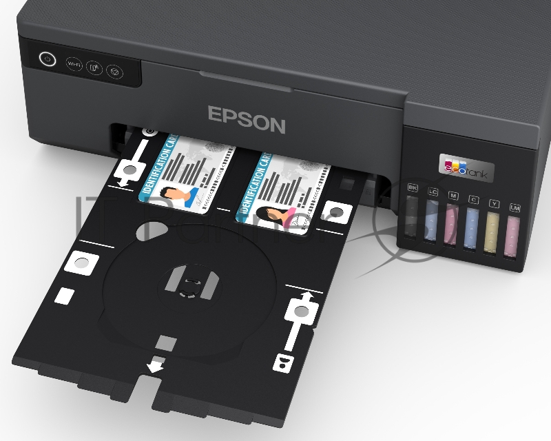Принтер струйный Epson L8050 (C11CK37405/C11CK37402/C11CK37 A4, цветное, печ. до 8 стр/мин., 1440 x 5760 dpi, USB, Wi-Fi
